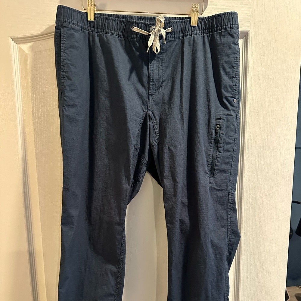 Vuori Navy Drawstring Pants